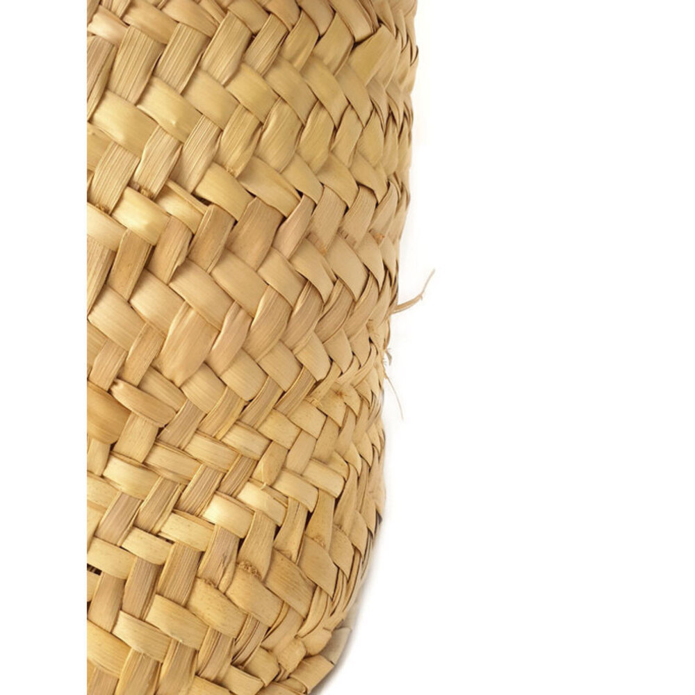 Loewe leather leaf Bag anagram Paula woven Basket calfskin palm Tan Ibiza - Picture 6 of 9